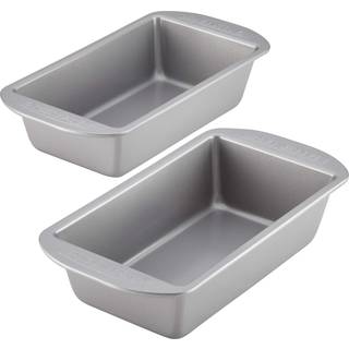 Farberware Bakeware Meatloaf/nonstick Baking Loaf Pan Set Two 9-tums x 5-tums grå