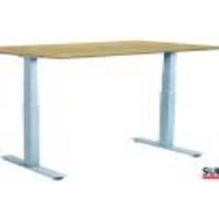 Sun-Flex Easydesk VI hæve-sænkebord 120x80cm birk med alu stel