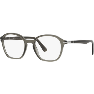 Persol Unisex PO3296V 1103 Optiske stel Acetat Grøn Transparent Firkantet Normal