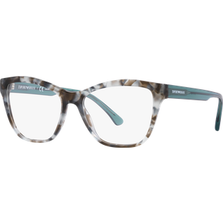Emporio Armani Kvinde EA3193 5097 Optiske stel Plast Havana/Blå Cat Eye