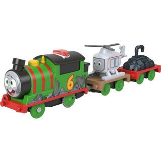 Thomas & Friends Motoriseret leget?jstog Talking Percy Engine med lyde s?tninger & Harold helikopter til b?rnehave foregive leg b?rn i alderen 3+