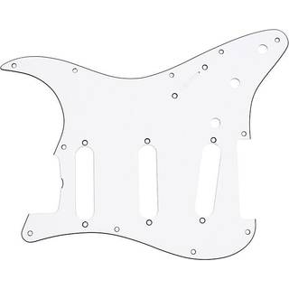 Fender 62 Stratocaster 11-huls 3-lags hvid pickguard til 3 single-coil pickups
