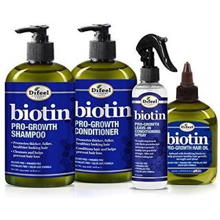 Difeel Biotin-regime for h?rv?kst-4-trins shampoo-tilstand og behandlingssystem (4-PC-s?t)