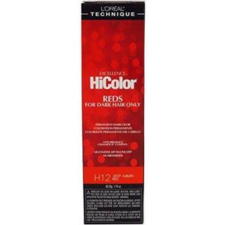 L'Oreal Paris Excellence HiColor Permanent H?rfarve Dyb Auburn R?d 1,74 Ounce