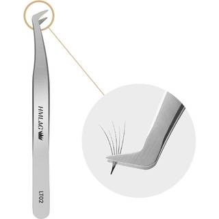 Lashview Lash Tweezer High Precision Rustfrit st?l Volumen Eyelash Tweezers Eyelash Extension Tweezers til Profissional Gransplanting Lash Extens