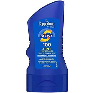 Coppertone Sport Solcreme SPF 100 Lotion Vandbestandig solcreme Body Travel St?rrelse 3 fl oz