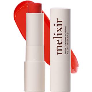 Melixir Vegan Lip Butter #08 Havana (tonet) ( flere farver) 0,13 oz Bee Gratis petrolatum Gratis dyb nærende plantebaseret vegansk chapstick vega