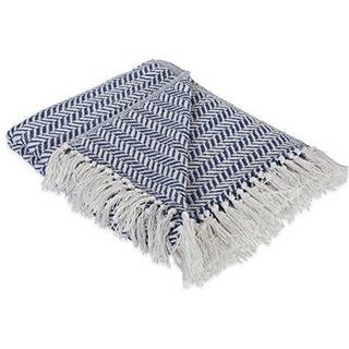 DII French Blue Herringbone Chevron kast