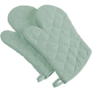 DII BASIC TERRY COLLECTION 100% bomuld quiltet ovnmitt mynte 2 stykke