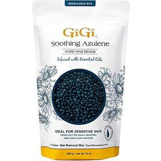GiGi Hard Wax Beads Beroligende Azulene h?rfjerningsvoks til f?lsom hud 14 oz