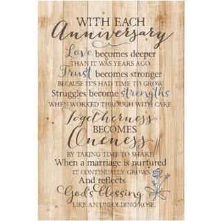 DEXSA med varje AnniversaryNew Horizons träplack med staffli | Gjord i USA