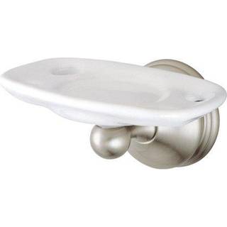 Kingston messing ba1166Sn vintage tandb?rste med tumblerholdere b?rstet nikkel