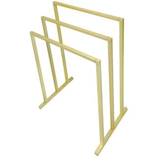 Kingston messing SCC8287 Pedestal 3-lags st?lkonstruktion h?ndkl?de rack b?rstet messing