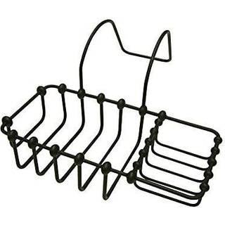 Kingston Brass CC2165 Vintage 8-tommer x 4-tommer klo fodbad S?be og svampholder 9-1/4-tommer olie gnidet bronze