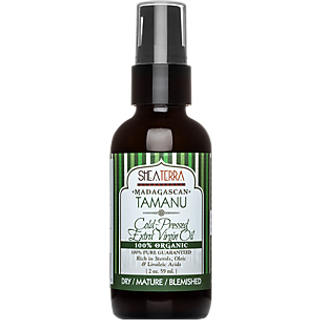 Shea Terra Madagaskar Tamanu Koldpresset ekstra jomfruolie | Alle naturlige og organiske olie rig på anti-aging aminosyrer og anti-acne egenskabe