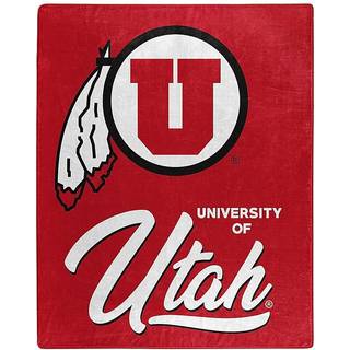 Northwest NCAA Utah Utes unisex-voksne Raschel kast t?ppe 50 x 60 signatur