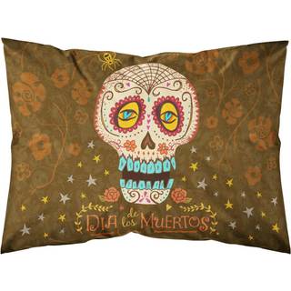 """" Caroline's Treasures Day of the Dead Fabric Standard Pillowcase Multicolor """"