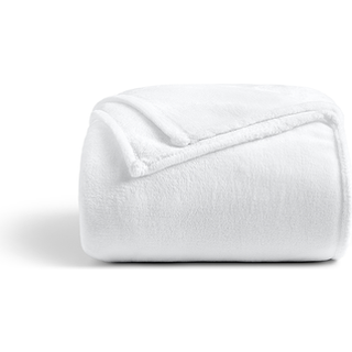 Hyggeligt hussamling hver dag 1500 -serie fleece tæppe - Couch & Travel Essentials - All Season forbliver frisk og ren - Blød åndbar og hudvenlig