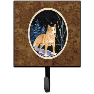 """" Caroline's Treasures SS8407SH4 Starry Night Australian Cattle Dog Leash Holder eller Key Hook Small Multicolor """"