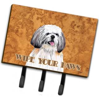 """" Caroline's Treasures SC9128TH68 Shih Tzu T?r dine poter i snor eller n?gleholder stor flerfarvet """"