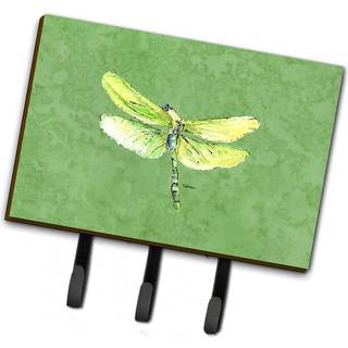 """" Caroline's Treasures 8864TH68 Dragonfly on Avocado Leash eller Key Holder Large Multicolor """"