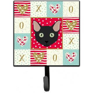 """" Caroline's Treasures Mandalay Cat Love Leash eller Key Holder Hooks Multicolor """"