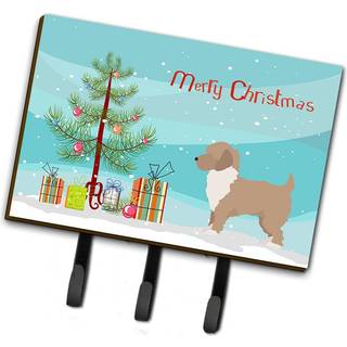 """" Caroline's Treasures YorkiePoo #2 Christmas Tree Leash eller Key Holder Hooks Multicolor """"
