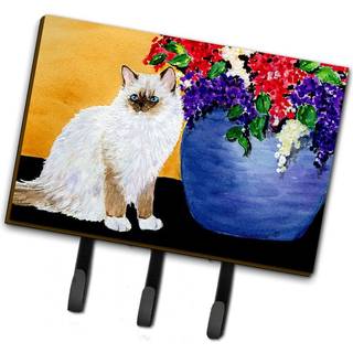 """" Caroline's Treasures SS8604TH68 CAT-RAGDOLL LEAMSH HOLDER ELLER KEY HOOK STOR MULTICOLOR """"