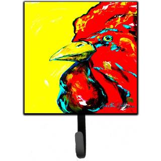 """" Caroline's Treasures MW1138SH4 Bird-Rooster Big Head Leash eller Key Holder Small Multicolor """"