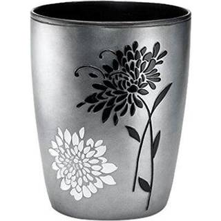 Popul?r Bath Erica Collection Gray Resin Papirkurv CAN 9 """" X 6 """" X 9.5 """"