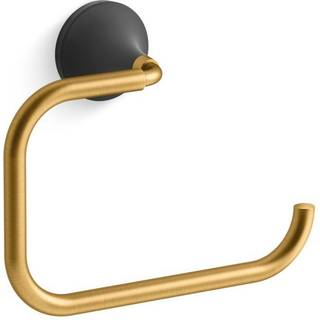Kohler 27428-bmb tone-towel ring mat sort m/moderne messing