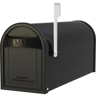Arkitektoniske postkasser 8760B-10 Carlisle Postmount Mailbox Medium Black