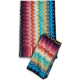 Missoni Bath Linens - 'Giacomo' towel set, two pieces in MULTICOLOUR 100%CO