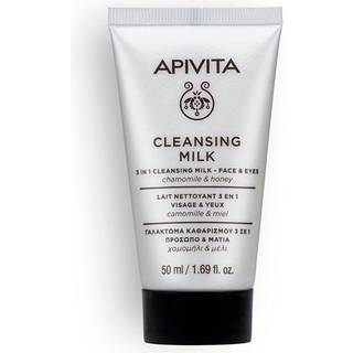 Apivita Cleansing Milk Face & Eyes 3-i-1 rensende lotion til ansigt og øjne 50 ml - 50 ml