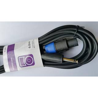 Standard Jack mono til Speakon kabel - 6 m