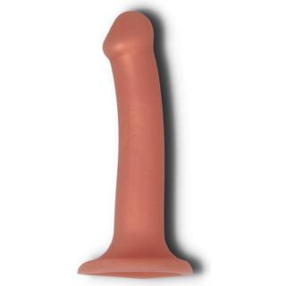 Strap-on-me Metallic Shine M - hudvenlig dildo (metal pink)