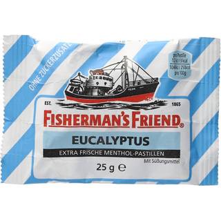 Fishermans Friend Mentol & Eucalyptus u/sukker 25 g.