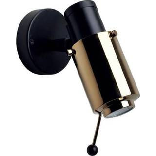 Biny Spot Væglampe Sort & Guld M. LED