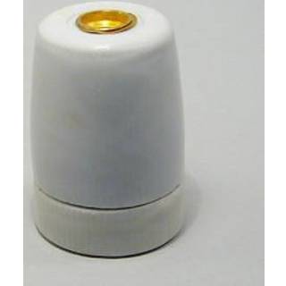 Fatning E27 porcelæn M10 glat