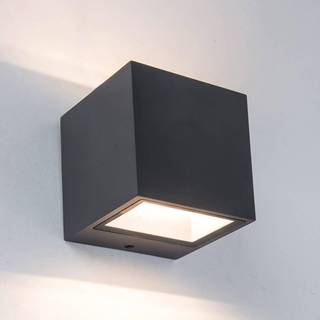 Gemini LED Væglampe Lille - Mørkegrå - Lutec