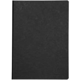 Clairefontaine 79146 Tabac notesbøger i sort 90gr. linieret i A4 (5stk.)