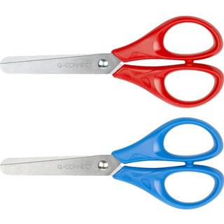 Q-connect børnesaks 13cm assorteret