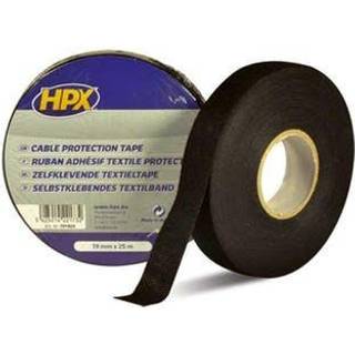 HPX Kabelbeskyttelsestape sort 19mm x 25m