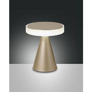 Neutra LED-bordlampe, højde 20 cm, mat guld, touchdæmper