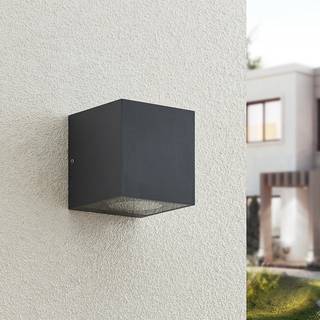 Arcchio udendørs væglampe Tassnim, antracit, 2 lyskilder, IP65