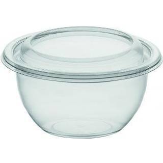 Bæger DeliGreen 375 ml Rund RPET 504stk Klar Ø: 129x57 mm