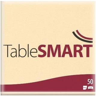 Serviet Airlaid 40x40 Cream 50 stk TableSMART 1/4 fold