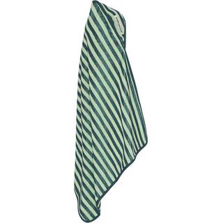 Bongusta Kid's Naram Baby Towel Badehåndklæde størrelse 80 x 80 cm farve sea foam / deep teal