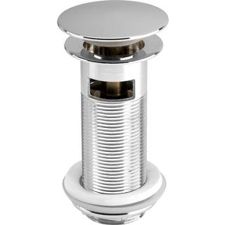 Bundventil Push pop-up 1 1/4" krom