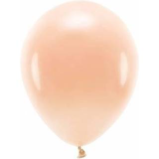 10 stk. Økologiske balloner fersken 12" – Biologisk nedbrydelig latex til festpynt